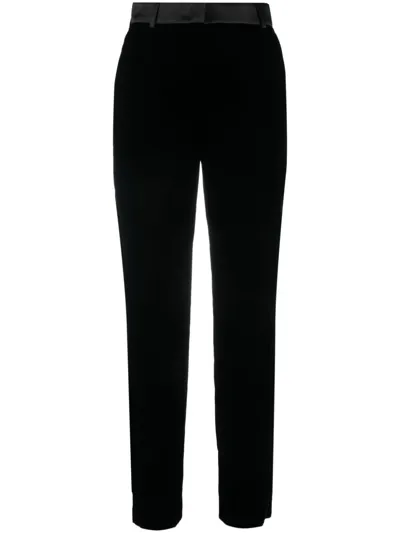 Ports 1961 Slim-cut Tailored Trousers In Schwarz