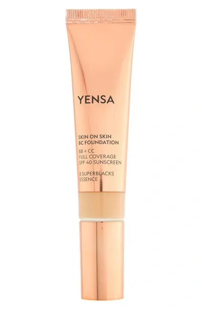 Yensa Skin On Skin Bb + Cc Full Coverage Hyaluronic Foundation Spf 40 In Medium Warm