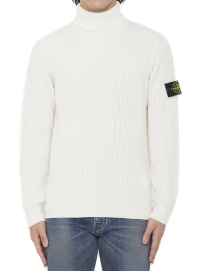 Stone Island Compass Patch Roll In White