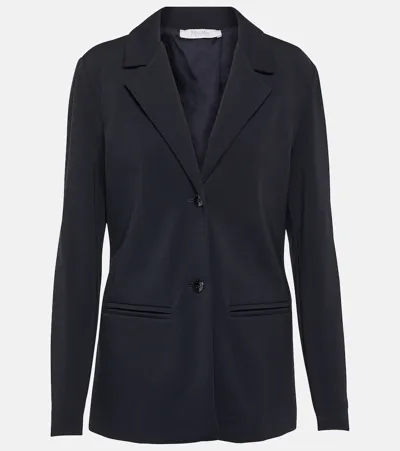 Max Mara Mogador Single-breasted Blazer In Blue