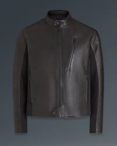 Belstaff Mistral Motorcycle Jacket In Black