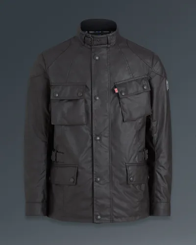 Belstaff Stealth Crosby Motorcycle Jacket In Black