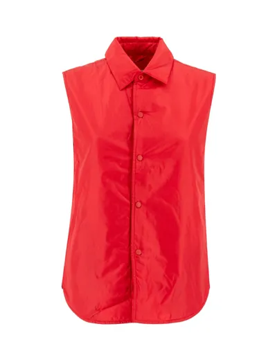 Aspesi Gilet In Red