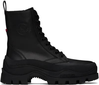 Moncler Man Larue Track Man Black Boots