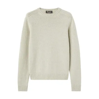 Loro Piana Neo Parksville Cashmere Sweater In Taupe_poussiere_chine