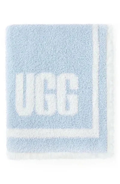 Ugg Kids' Anabelle Baby Blanket In Sky Blue