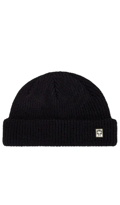 Obey Beanie In Black