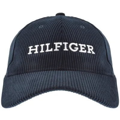 Tommy Hilfiger Corduroy Baseball Cap Navy