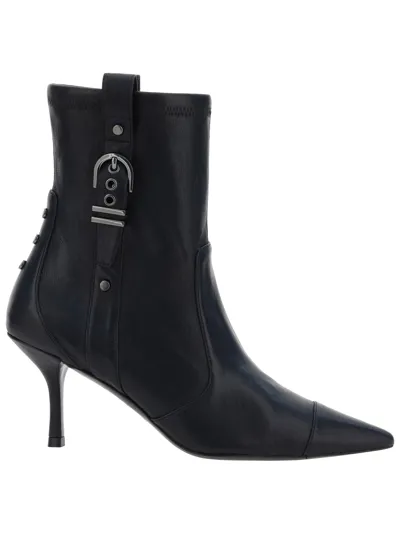 Stuart Weitzman Stuart Ankle Boots In Black