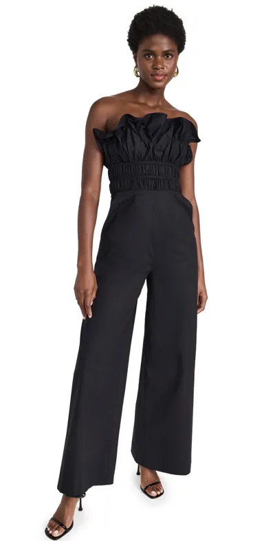 Amur Averill Strapless Jumpsuit In Black