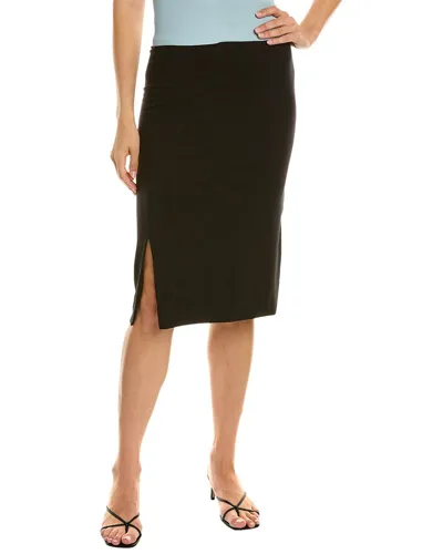 T Tahari Pull-on Ponte Pencil Skirt In Black