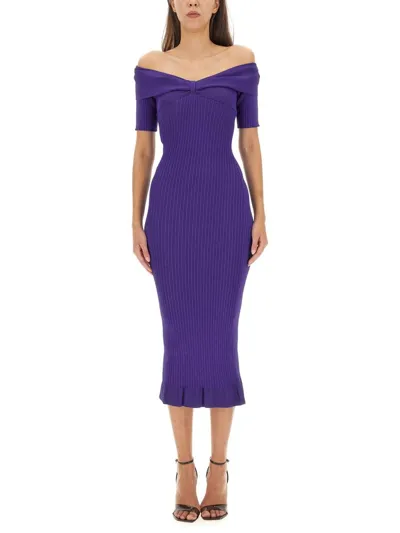 Philosophy Di Lorenzo Serafini Bow Detailed Off In Purple