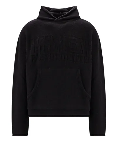 Mm6 Maison Margiela Hoodie In Black