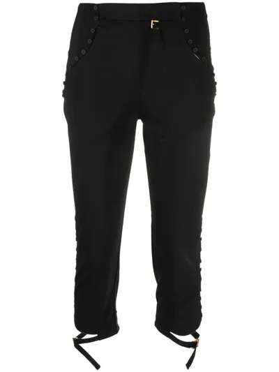 Jacquemus Le Pantalon Caraco Cropped Trousers In Black