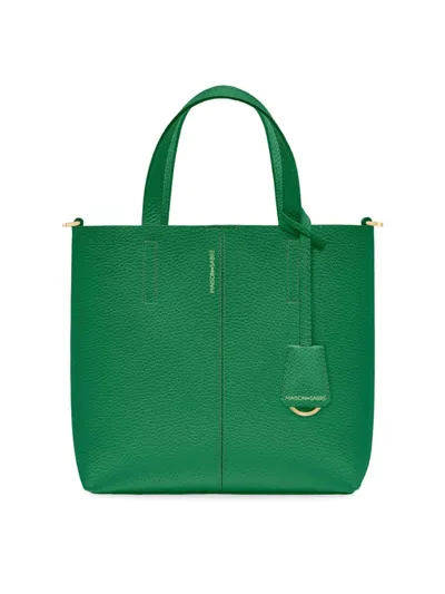 Maison De Sabre Maison De Sabré Soft Small Tote In Emerald Lily