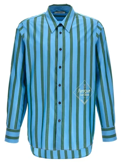 Wales Bonner Langstone Shirt In Multicolor