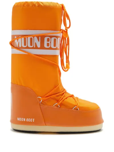 Moon Boot Icon Snow Boots In Orange