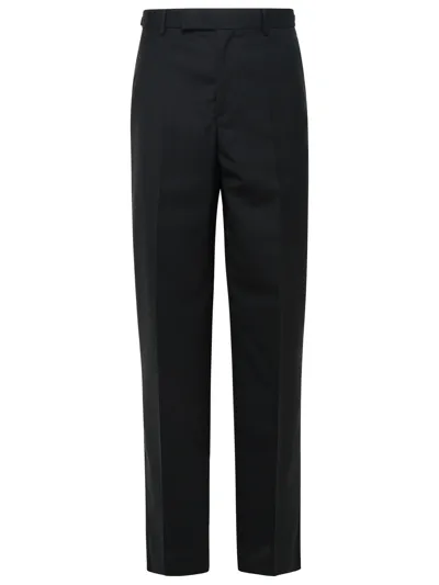 Versace Medusa Detailed Tailored Pants In Black