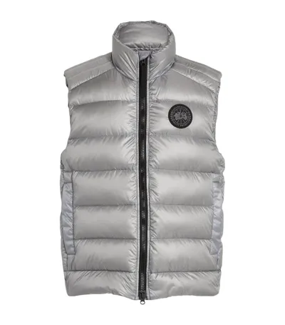 Canada Goose Quilted Crofton Gilet In Gray