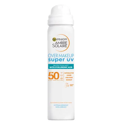 Garnier Ambre Solaire Over Makeup Super Uv Protection Mist Spf50 75ml