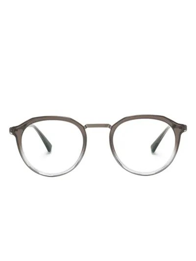 Mykita Paulson Gradient-effect Glasses In Black