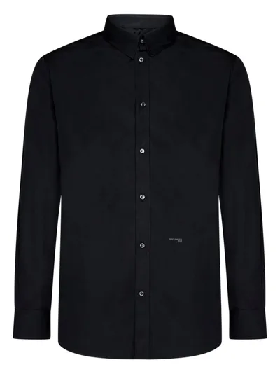 Dsquared2 Classic Button-up Shirt In Black