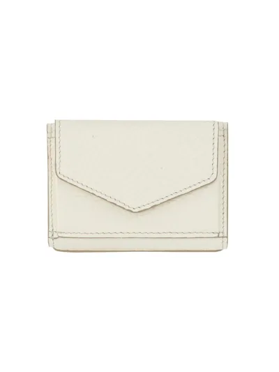 Maison Margiela Four Stitches Compact Wallet In White