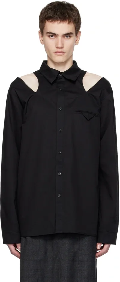 Lesugiatelier Black Cutout Shirt