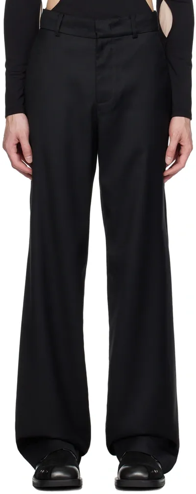 Lesugiatelier Black Four-pocket Trousers