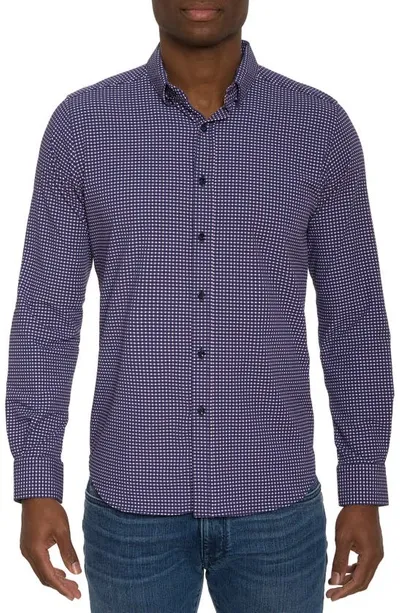 Robert Graham Lonardo Long Sleeve Button Down Shirt In Blue