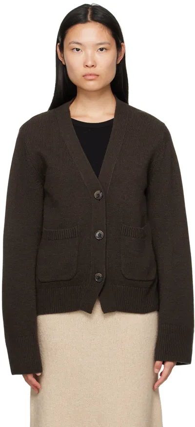 Lisa Yang Danni Cashmere Cardigan In Wo Wood