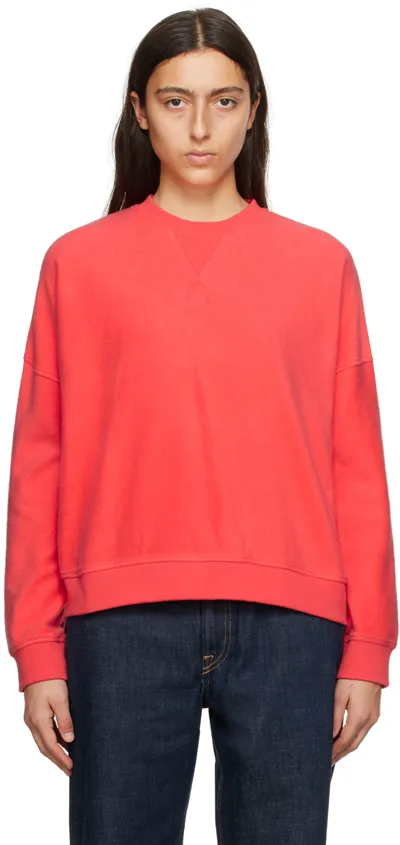 Ymc You Must Create Pink Almost Grown Sweatshirt In 60-coral