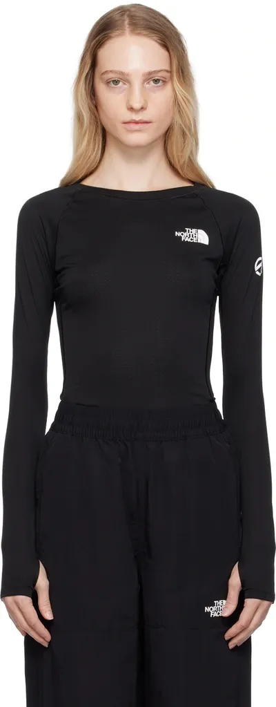 The North Face Black Crewneck Long Sleeve T-shirt