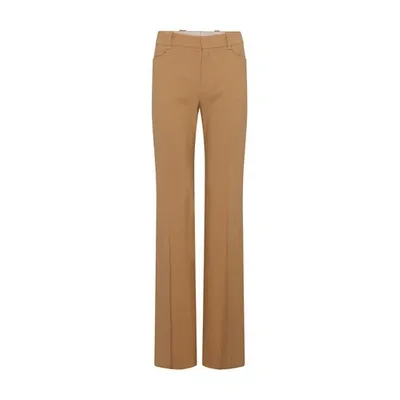 Chloé Flared Pants In Pearl_beige