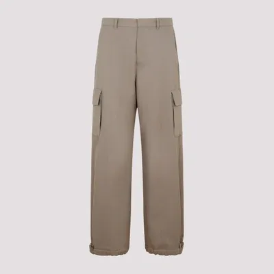 Off-white Off White Emb Drill Cargo Pants In Beige