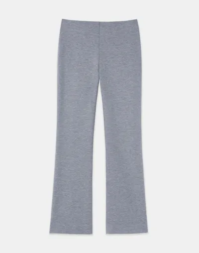 Lafayette 148 Plus-size Regenerated Punto Milano Gates Flared Pant In Grey