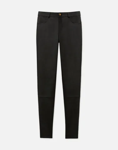 Lafayette 148 Silky Stretch Nappa Mercer Pant In Black