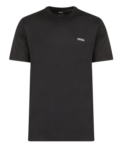 Zegna T-shirt In Blue