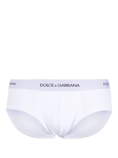 Dolce & Gabbana Logo Boxers In White