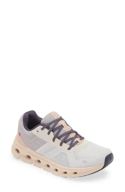 On Cloudrunner Sneaker In Frost/fade