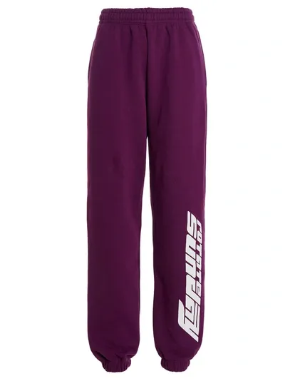 Rotate Birger Christensen Rotate Sunday Logo Printed Joggers In Purple