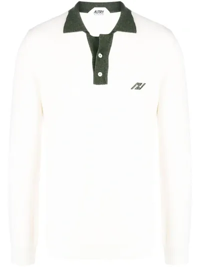 Autry Polo Sporty In Apparel White