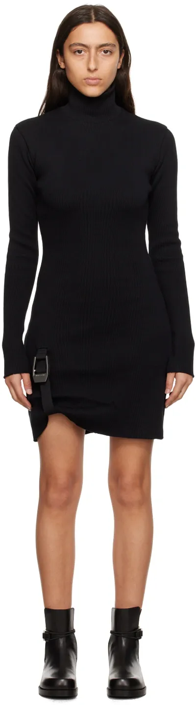 Alyx Black Mark Flood Minidress In Blk0001 Black