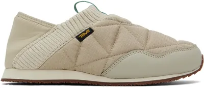 Teva Reember Slip-ons In Feather Grey