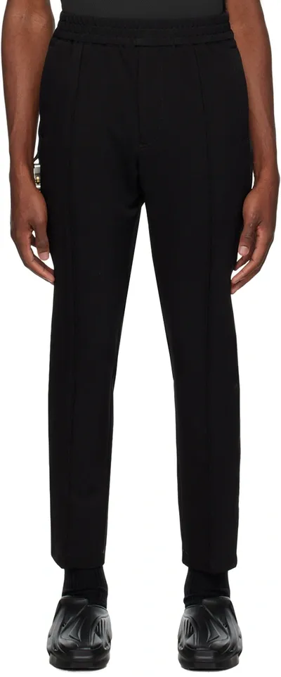 Alyx Black Buckle Track Pants In Blk0001 Black