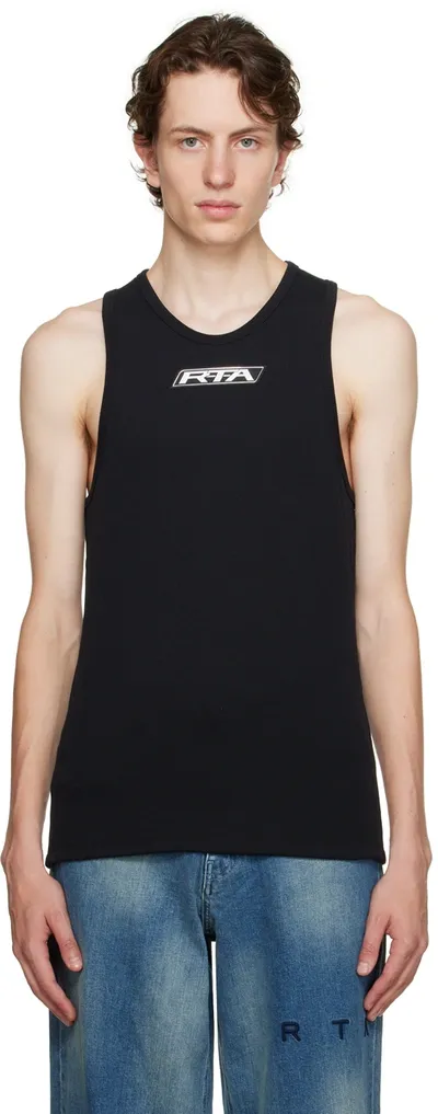 Rta Black Racerback Tank Top