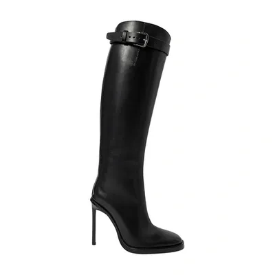 Ann Demeulemeester Uta High Heel Boots In Black