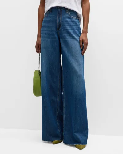 Rag & Bone Featherweight Sofie Wide-leg Jeans In Otto