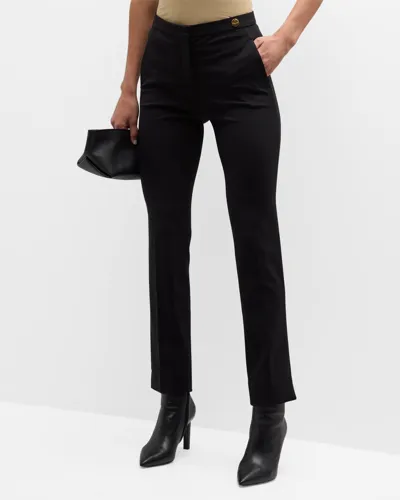 Callas Milano Charlotte Cropped Skinny Pants In Black