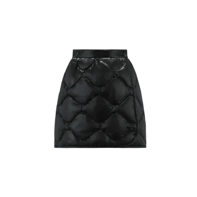 Moncler Collection Padded Skirt Black